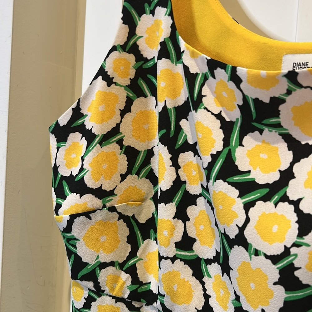 Diane Von Furstenberg Yellow Floral Sundress - Picture 13 of 13